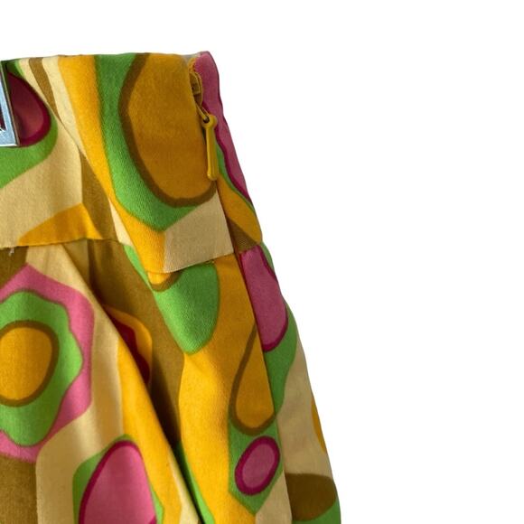 Loudmouth Sock It To Me Retro Yellow Skort Golf Mini Skirt size 6 - Picture 5 of 7